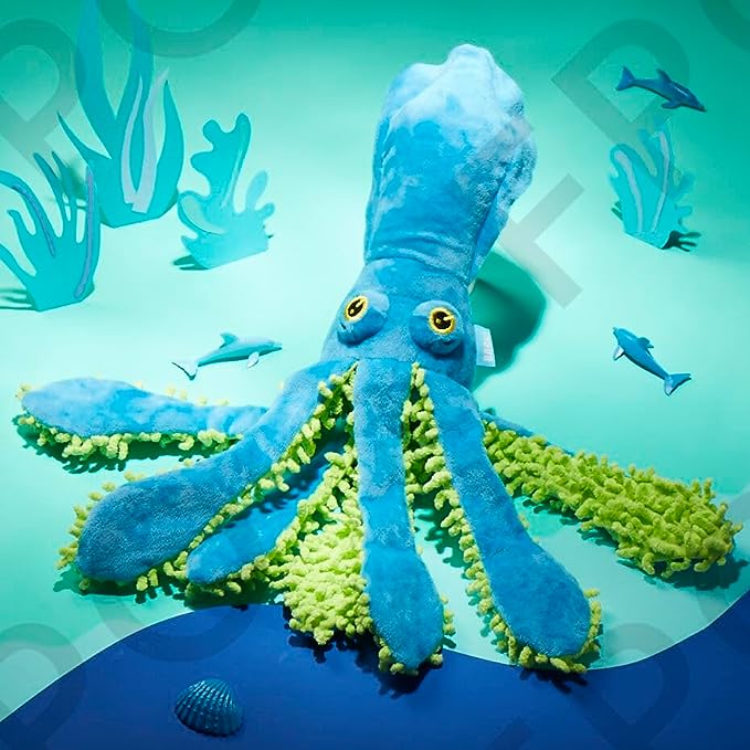Barkbox Under The Sea Bundle - 3 Toys- Squeaky & Plush- Maggie Mahi, Shify Sid The Squid, Moby Lick