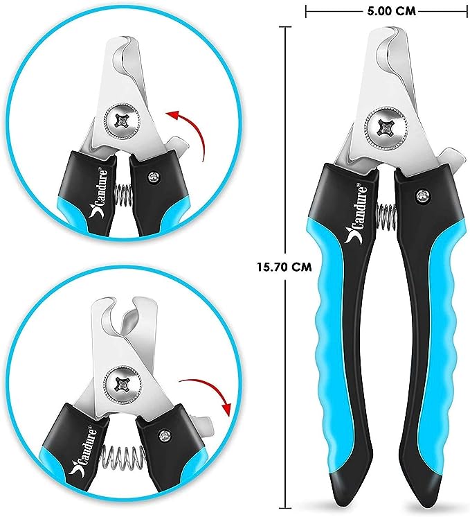 Candure Dog Nail Clippers- for S, M, L Dogs