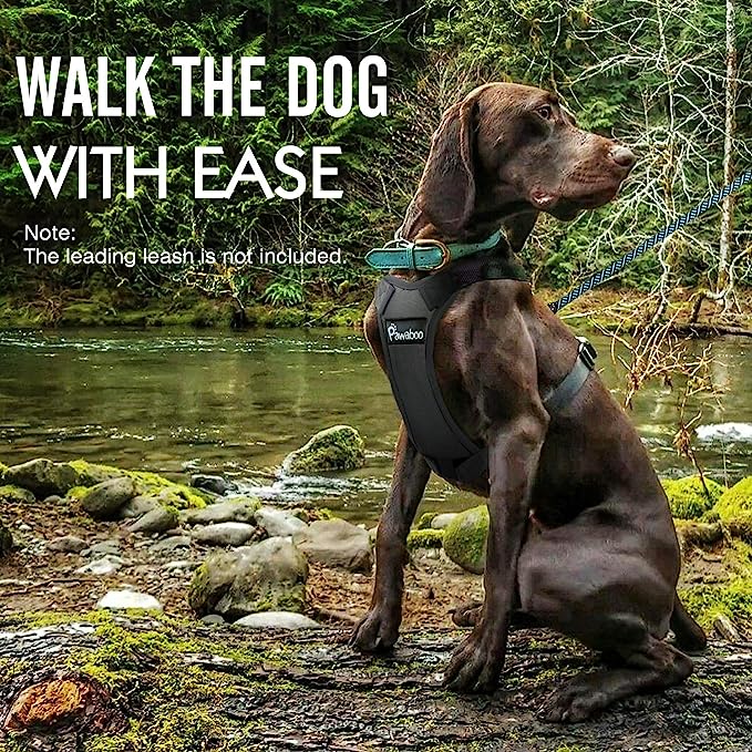 Pawaboo Dog Safety Vest Harness, Pet Car Harness