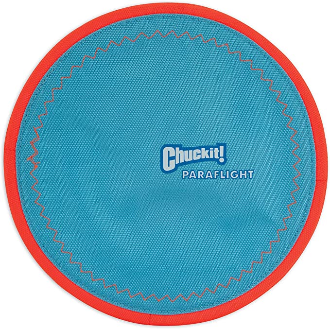 ChuckIt! Paraflight Flyer Dog Frisbee Toy Floats On Water; Gentle On Dog's Teeth And Gums - Mongrel Mania