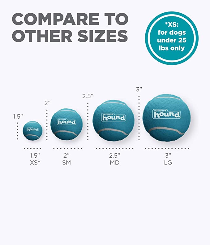 Outward Hound Squeaker Ballz Fetch Dog Toy (2-6 pack) - Mongrel Mania