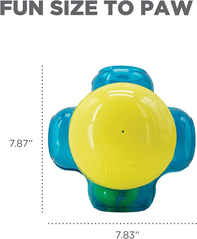 Outward Hound Tennis Maze Craze Interactive Squeaky Dog Toy - Mongrel Mania
