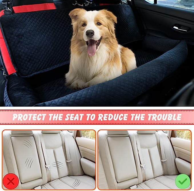 Sheripet Dog Car Seat Bed: up to 100 lbs - Mongrel Mania