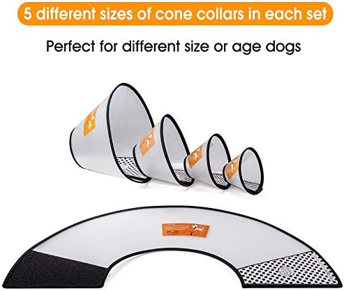 Fezep Dog Cone Collar- 5 PCS