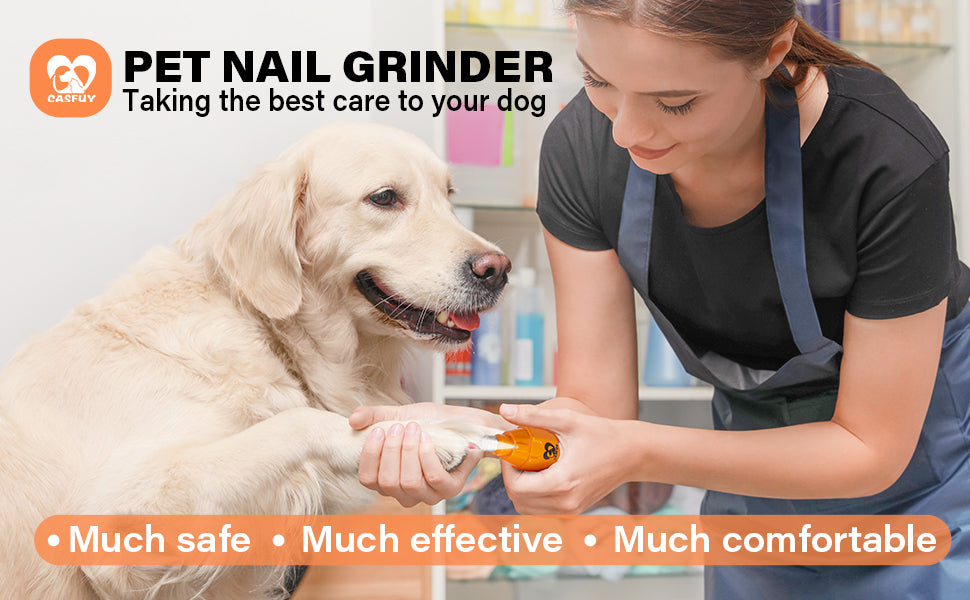 Casfuy- Newest Enhanced Pet Nail Grinder