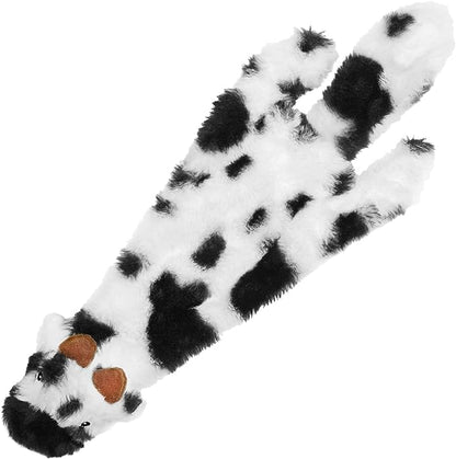 Best Pet Supplies 2-in-1 Stuffless Squeaky Dog Toys with Soft, Durable Fabric