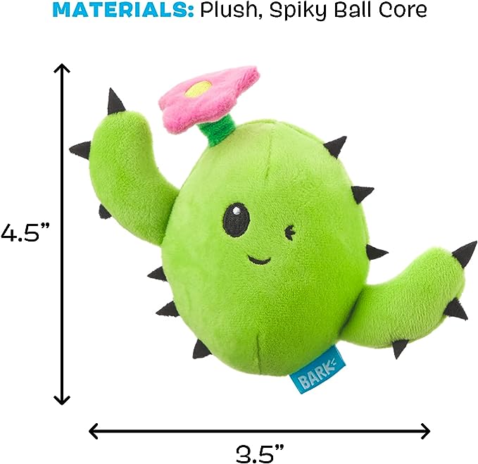 Barkbox 2 in 1 - Rip and Reveal- Squeaky Dog Toys | Consuela The Cactus (Small and Large)