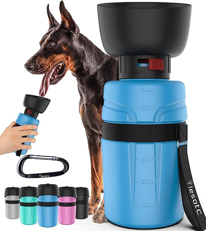 Lesotc Pet Squeeze Water Bottle for Dogs