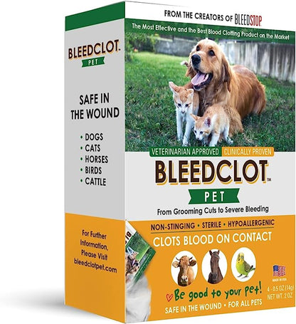 BleedClot Pet First Aid Blood Clotting Powder