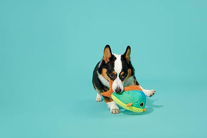 Barkbox Under The Sea Bundle - 3 Toys- Squeaky & Plush- Maggie Mahi, Shify Sid The Squid, Moby Lick