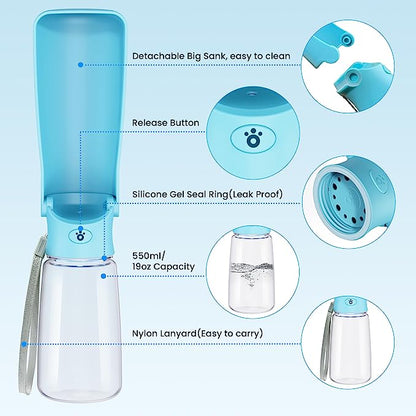 Forwh Portable Dog Water Bottle Dispenser