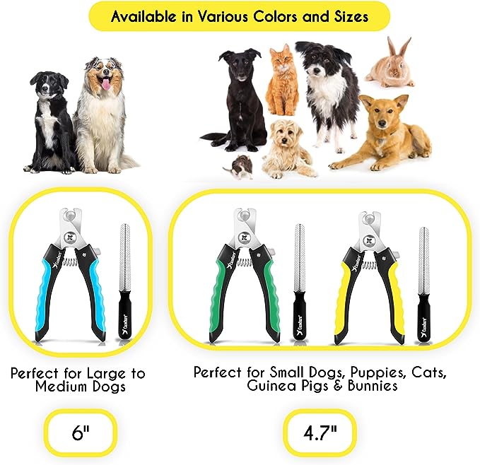 Candure Dog Nail Clippers- for S, M, L Dogs