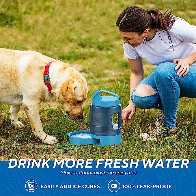 Lesotc Dog Water Bowl Dispenser