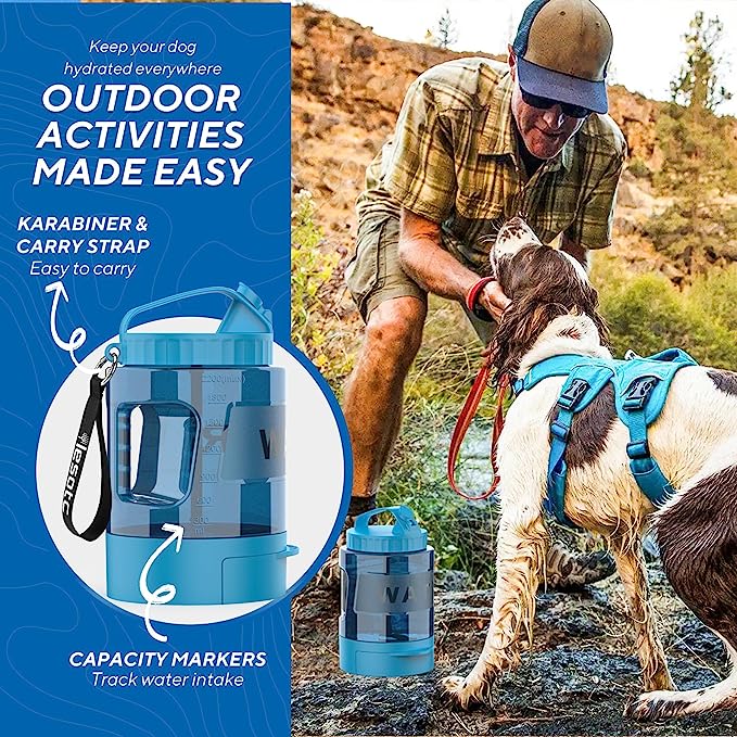 Lesotc Dog Water Bowl Dispenser