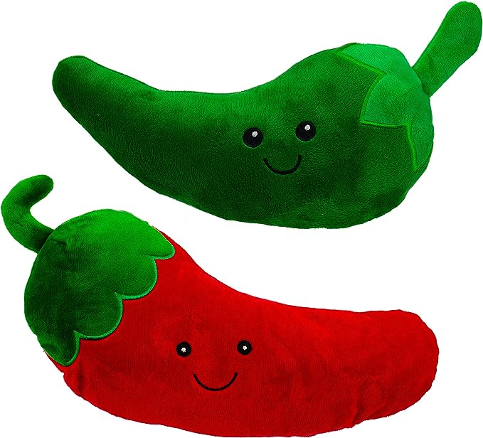 Giftable World Pet Plush Pet Toy Chilli and Jalapeno