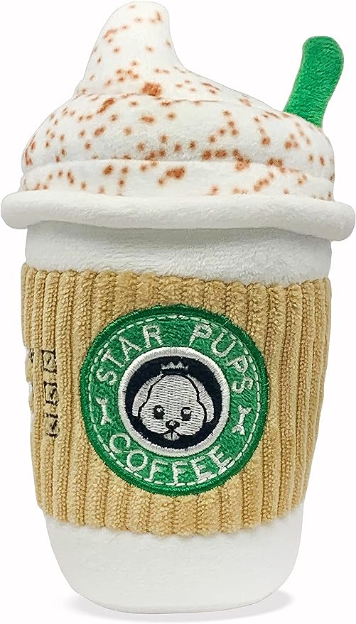 Star Pups Coffee Dog Toy Pup'kin Spice Latte