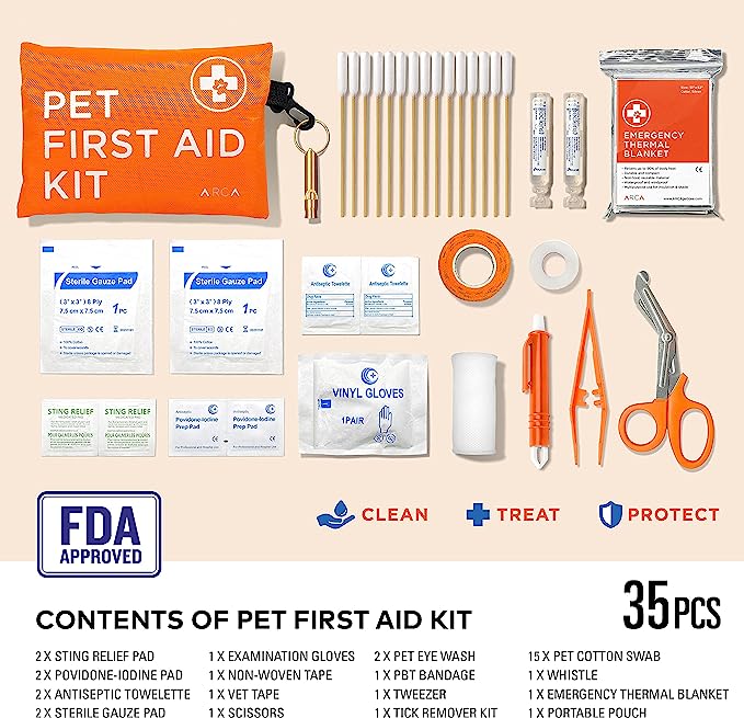 ARCA PET Dog First Aid Kit- Travel size