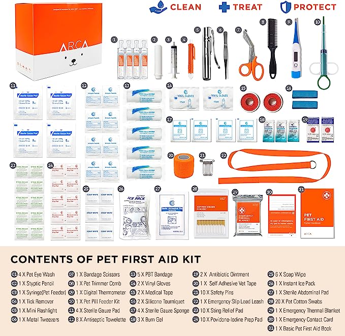 ARCA PET Cat & Dog First Aid Kit