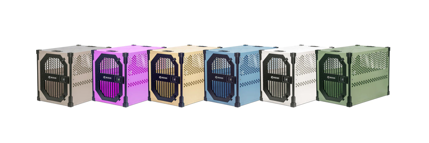 **Rock Creek Aluminum Dog Crate- CPS crash test certified