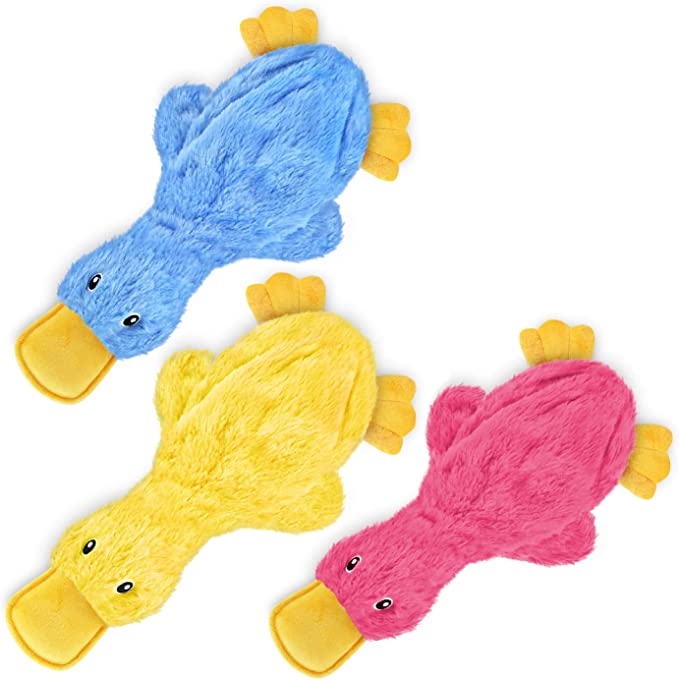 Best Pet Supplies Crinkle Dog Toy- DUCK - Mongrel Mania