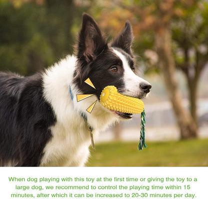 Chew Corn Stick Toy- Dog Chew Toys for Aggressive Chewers, Indestructible Tough Durable Squeaky Interactive Dog Toys, Puppy Teeth - Mongrel Mania