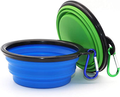 Dog Bowl Pet Collapsible Bowls, 2 Pack Collapsible Dog Water Bowls - Mongrel Mania