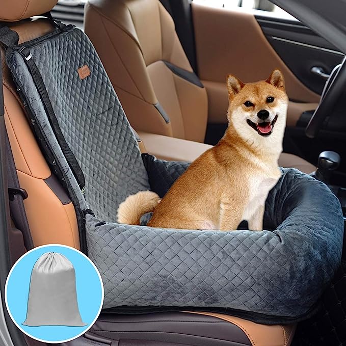 Dog Car Seat Pet Booster: 35 lbs and under - Mongrel Mania