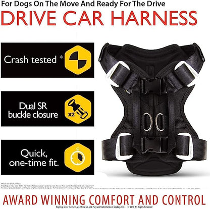 EzyDog Drive Safety Travel Dog Car Harness - Crash Tested - Mongrel Mania