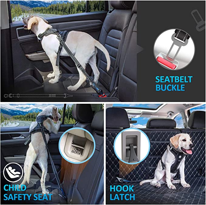 IOKHEIRA Dog Seat Belt 3-in-1 - Mongrel Mania