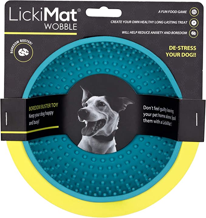 LickiMat Wobble, Dog Slow Feeder Bowl Lick Mat - Mongrel Mania