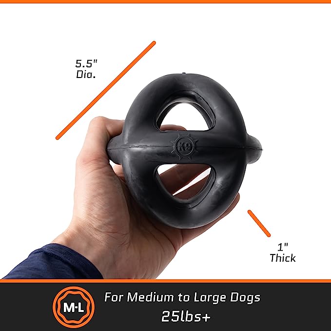 Monster K9 Dog Toys - Ultra Durable RingBall - Aggressive Chewers - Mongrel Mania