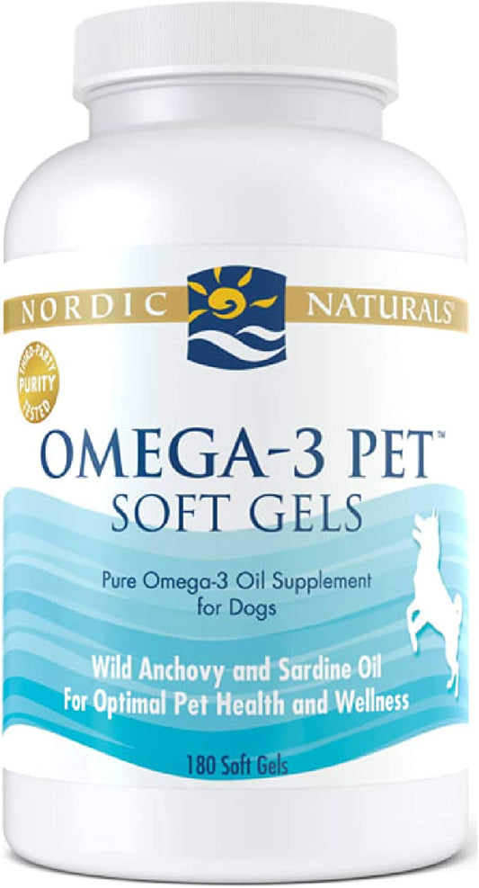 Nordic Naturals Omega-3 Fish Oil, Unflavored SOFT GELS (180 count) - Mongrel Mania