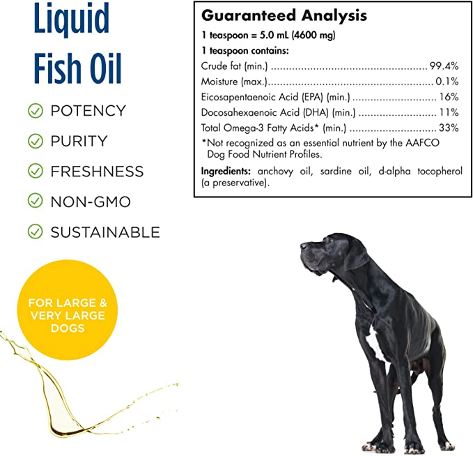 Nordic Naturals Omega-3, Unflavored Fish Oil (16oz) - Mongrel Mania