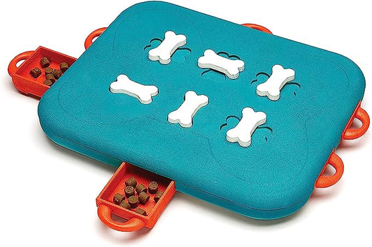 Outward Hound Nina Ottosson Dog Interactive Treat Puzzle Dog Toy, Advanced - Mongrel Mania