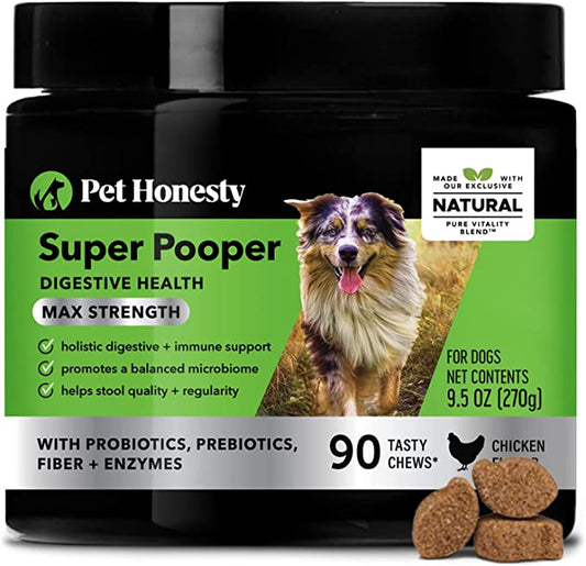 Pet Honesty Super Pooper Max Strength Chews - Mongrel Mania