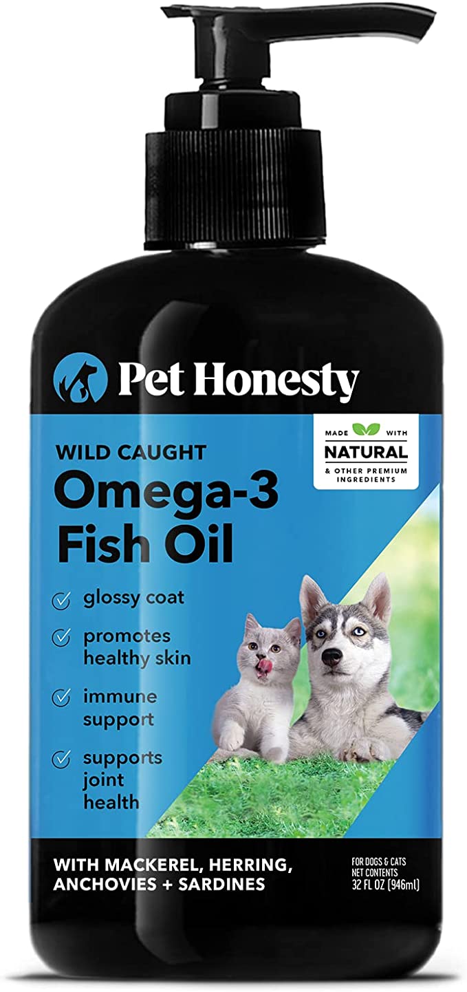 PetHonesty Omega-3 Fish Oil for Dogs (32oz) - Mongrel Mania