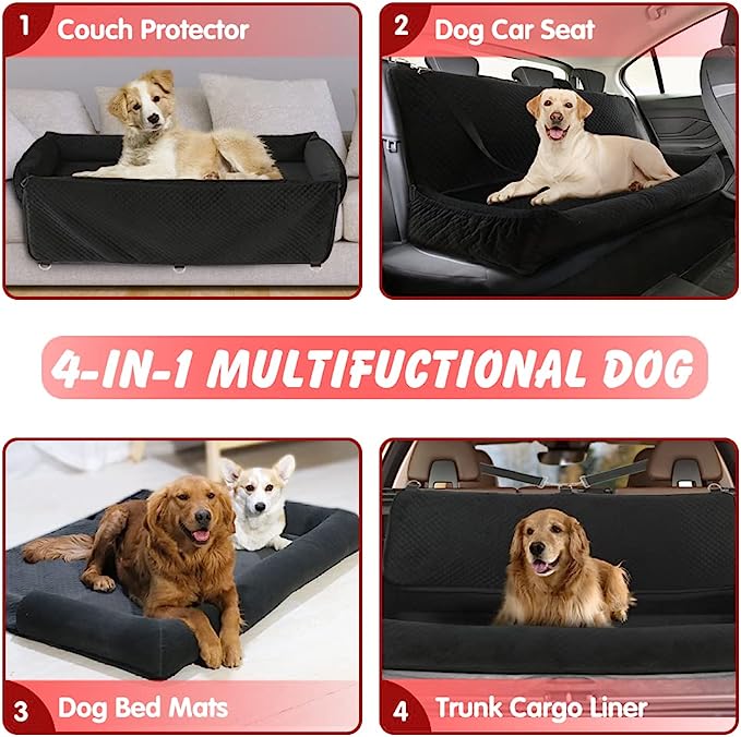 Sheripet Dog Car Seat Bed: up to 100 lbs - Mongrel Mania