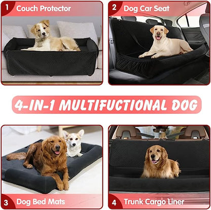 Sheripet Dog Car Seat Bed: up to 100 lbs - Mongrel Mania