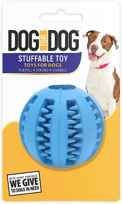 Stuffable Dog Ball Toy - Dog Chew Ball (1 count) - Mongrel Mania