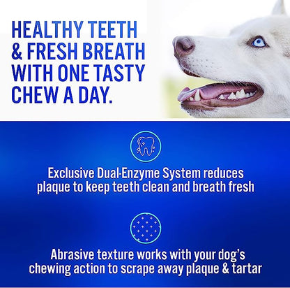 Virbac CET Enzymatic Oral Hygiene Chews for Dogs (XS-L) - Mongrel Mania